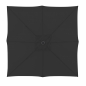 Preview: Doppler Sonnenschirm Push Up BASIC 210x210cm mit Höhenverstellung anthrazit